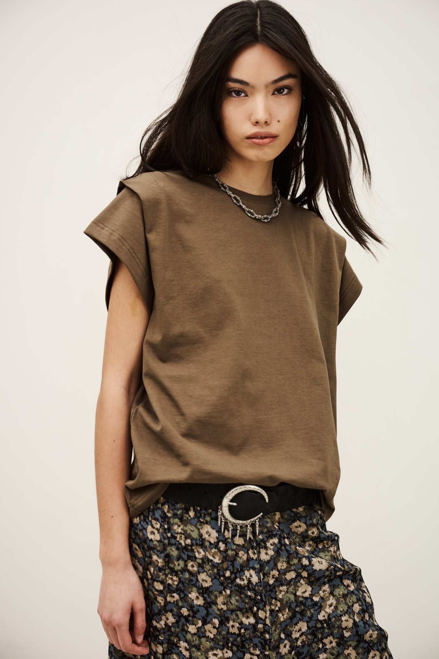 Pio T-shirt - Moka