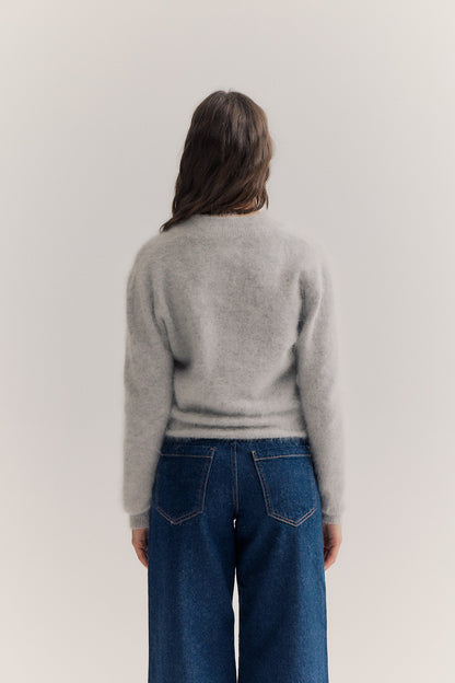 Bella Cardigan - Light Grey