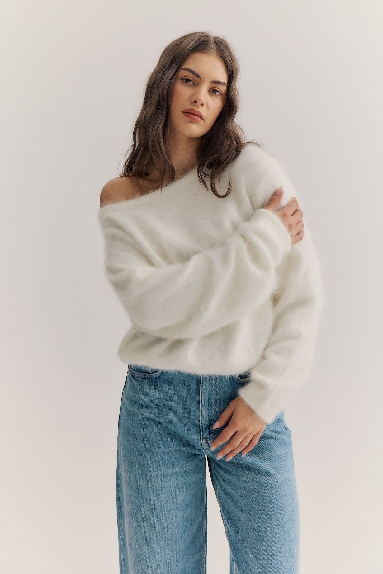Stella Boat Neck - Snow