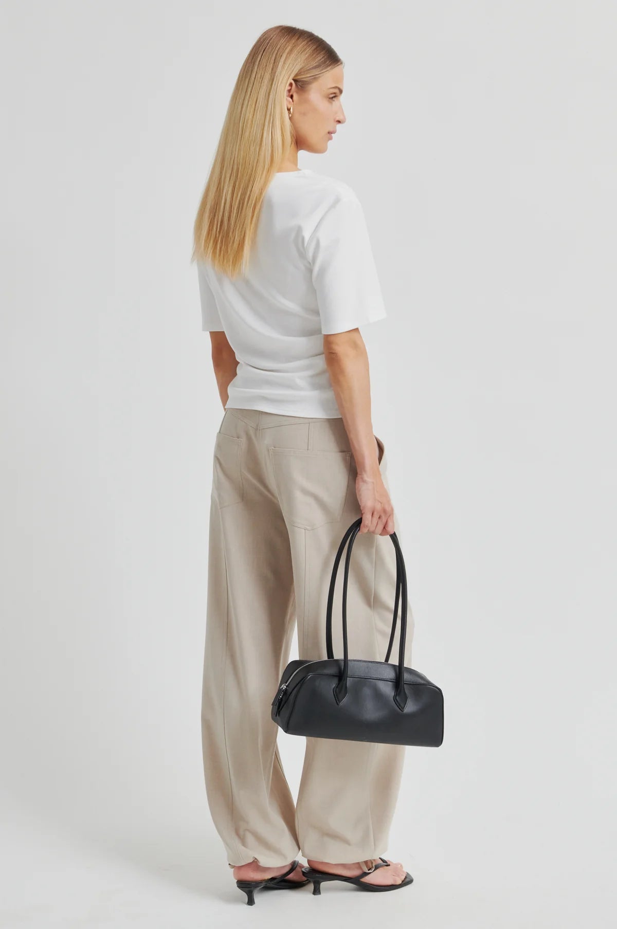 Ulina Drape Tee - white