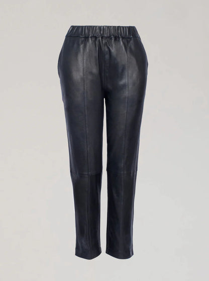 Bianca Leather Jogger Pants