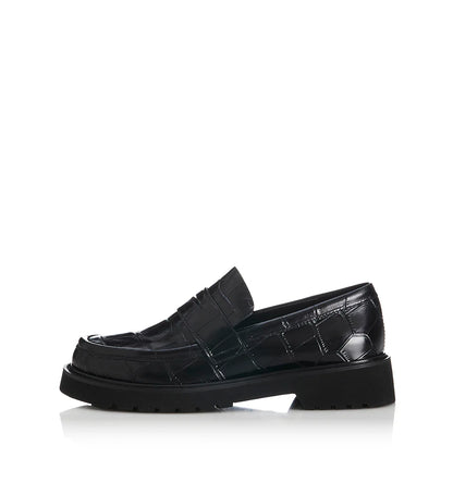 Skye Black Croc