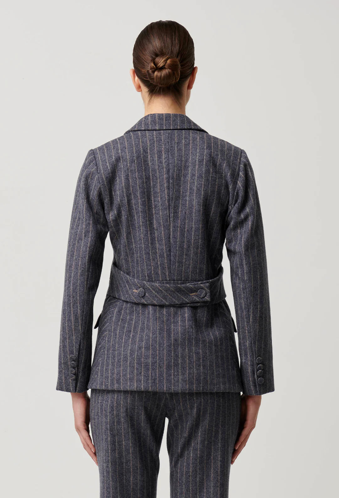 Oaklyn Chevron Stripe Blazer