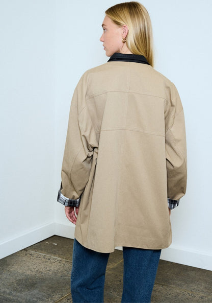 Rylan Reversible Parka - Caramel