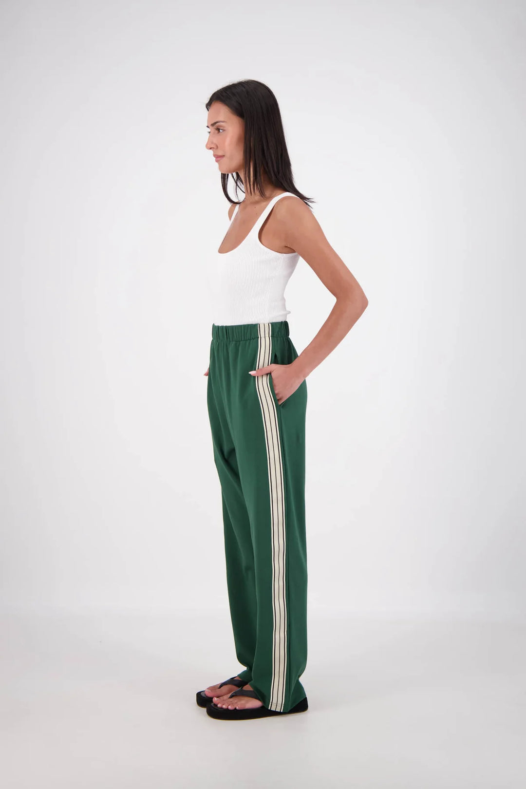 Panarea Trackpant - Forest Green