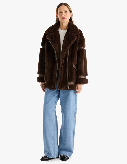 Clover Faux Fur Jacket