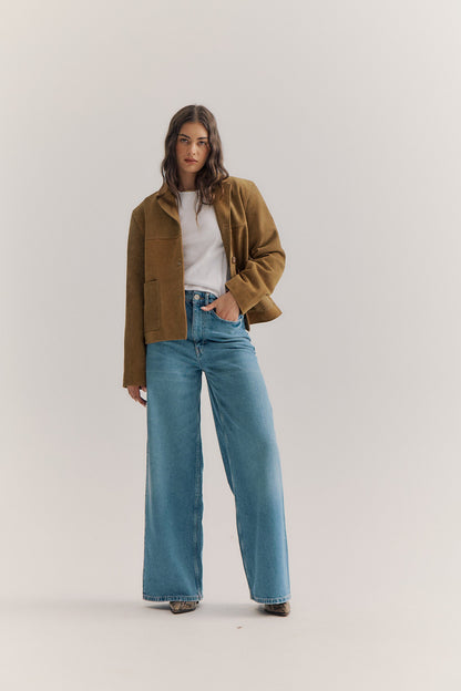 Clara Suede Jacket