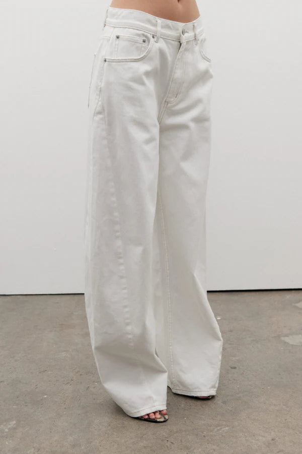 Brooklyn barrel leg - White