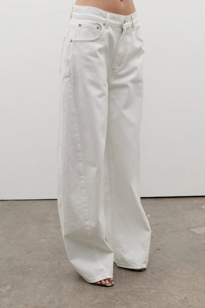 Brooklyn barrel leg - White