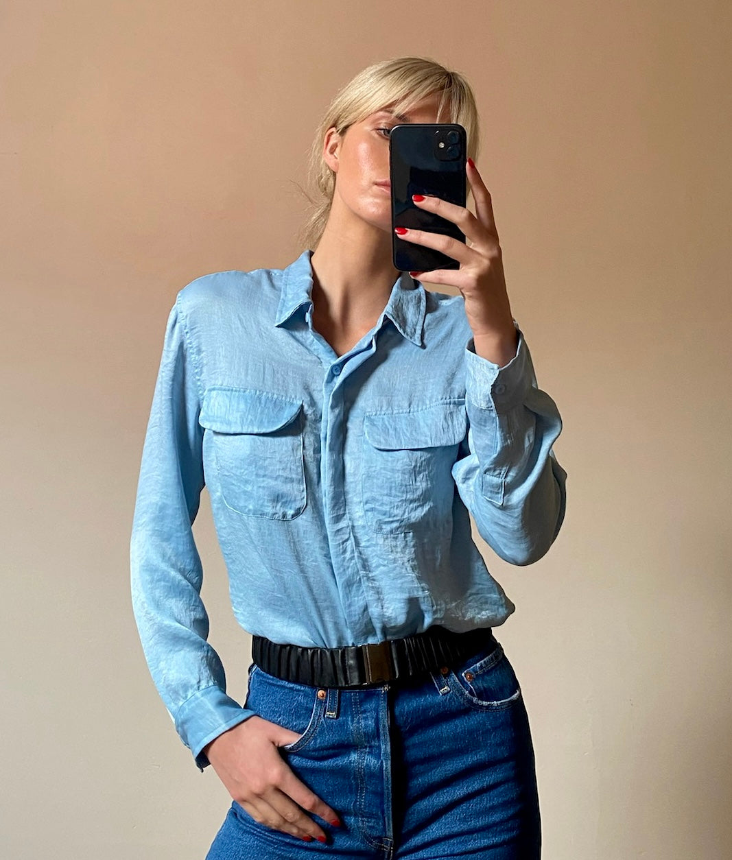 Farrow Shirt - Baby Blue