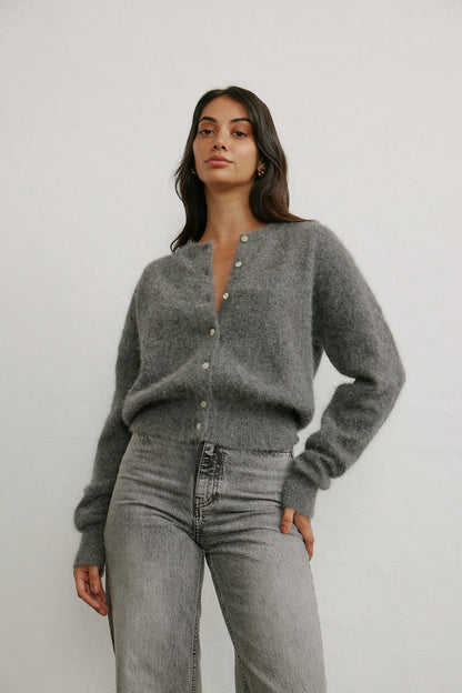 Frankie Cardigan - Charcoal