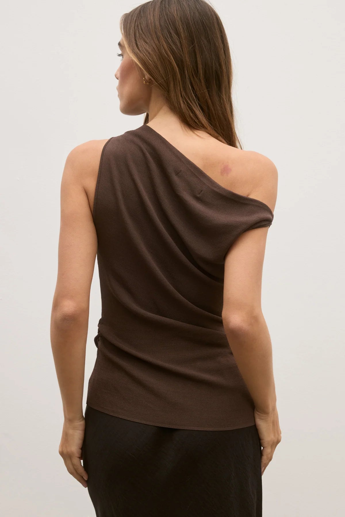 Monet Knit Top - Chocolate
