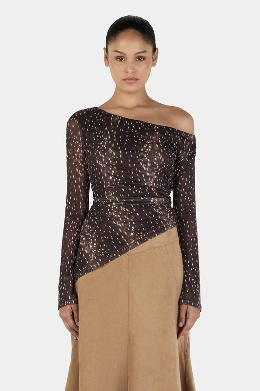 Paige Long Sleeve Top Bambi