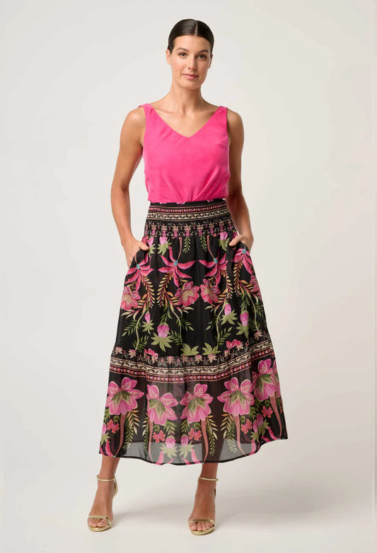 Cordelia Shirred Skirt