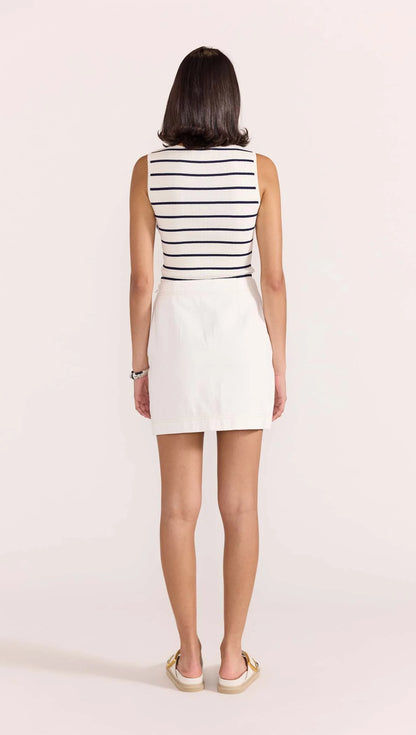 Amari Wrap Denim Skirt