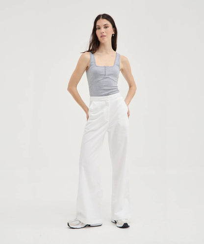 Tank Top with Hook & Eye - Grey