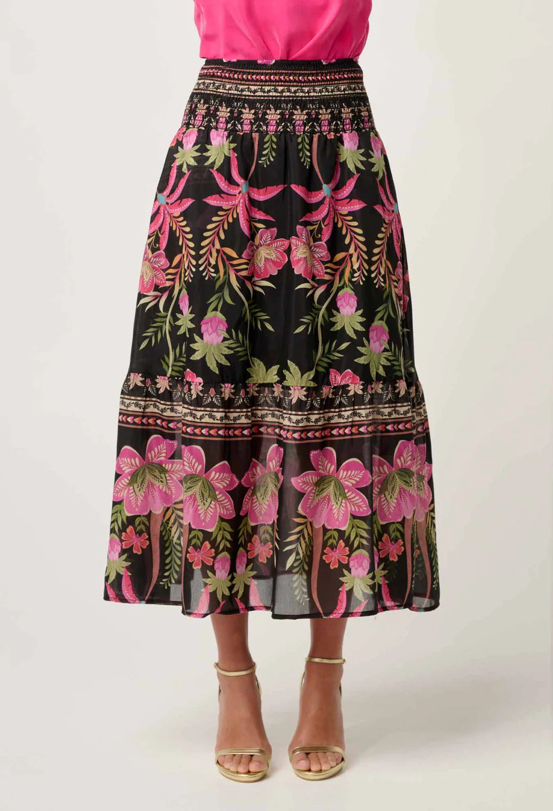 Cordelia Shirred Skirt