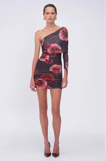 Frida Off Shoulder Long Sleeve Mini Dress