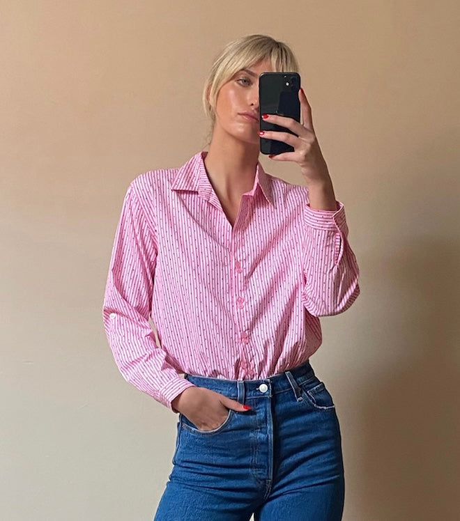 Naomi Cotton Shirt - Pink