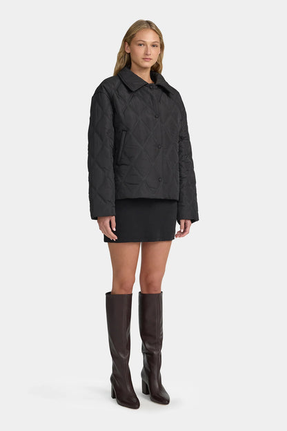 Quinton Cropped Quilted Jacket