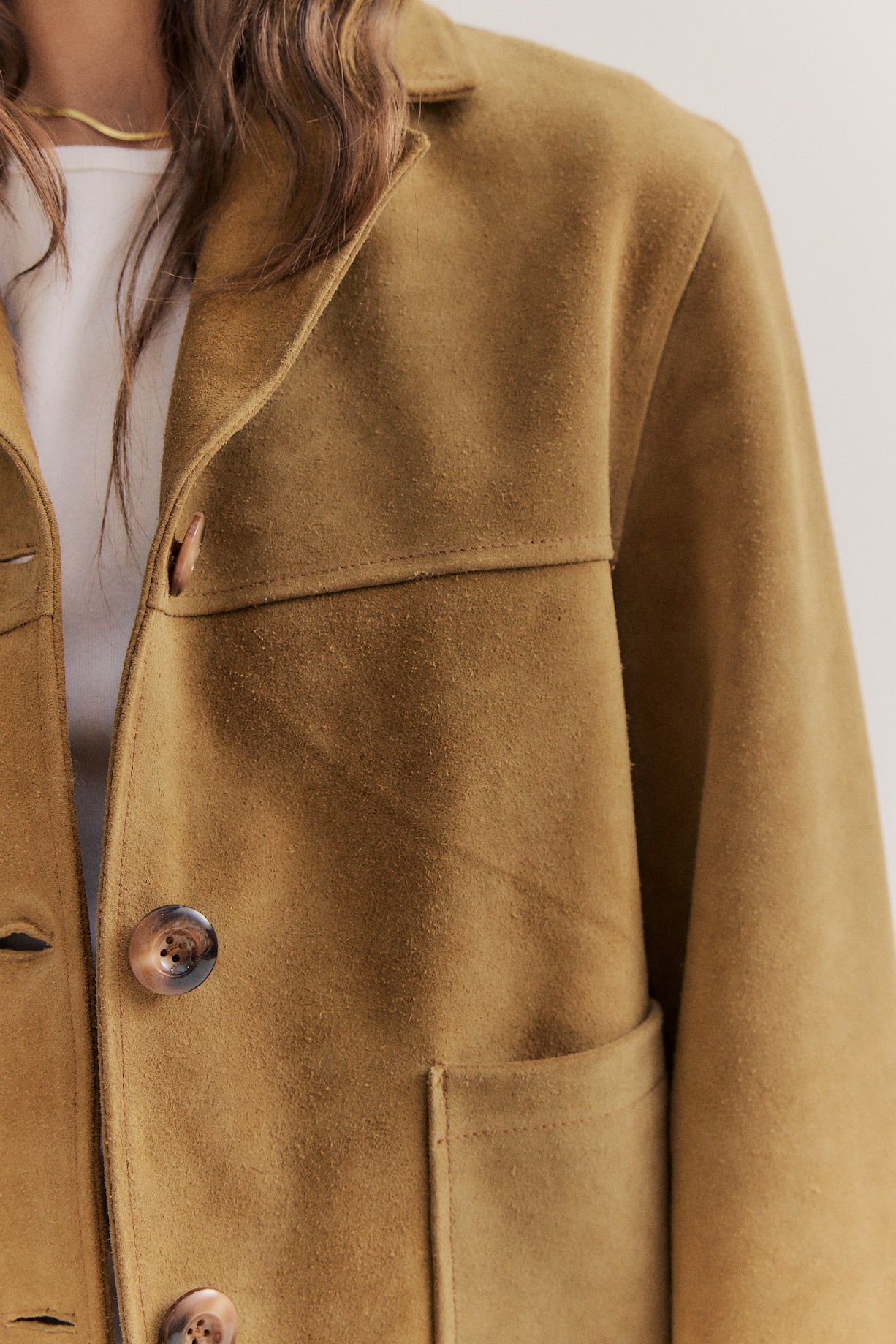 Clara Suede Jacket