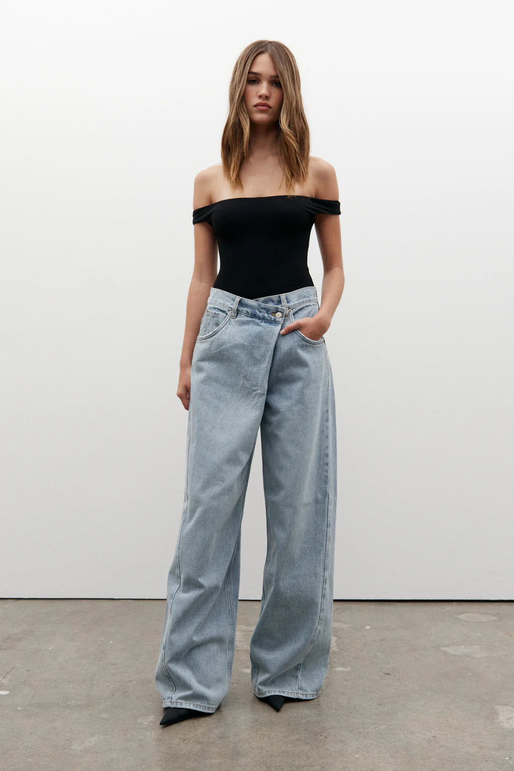 Palace Folded Waist Jean