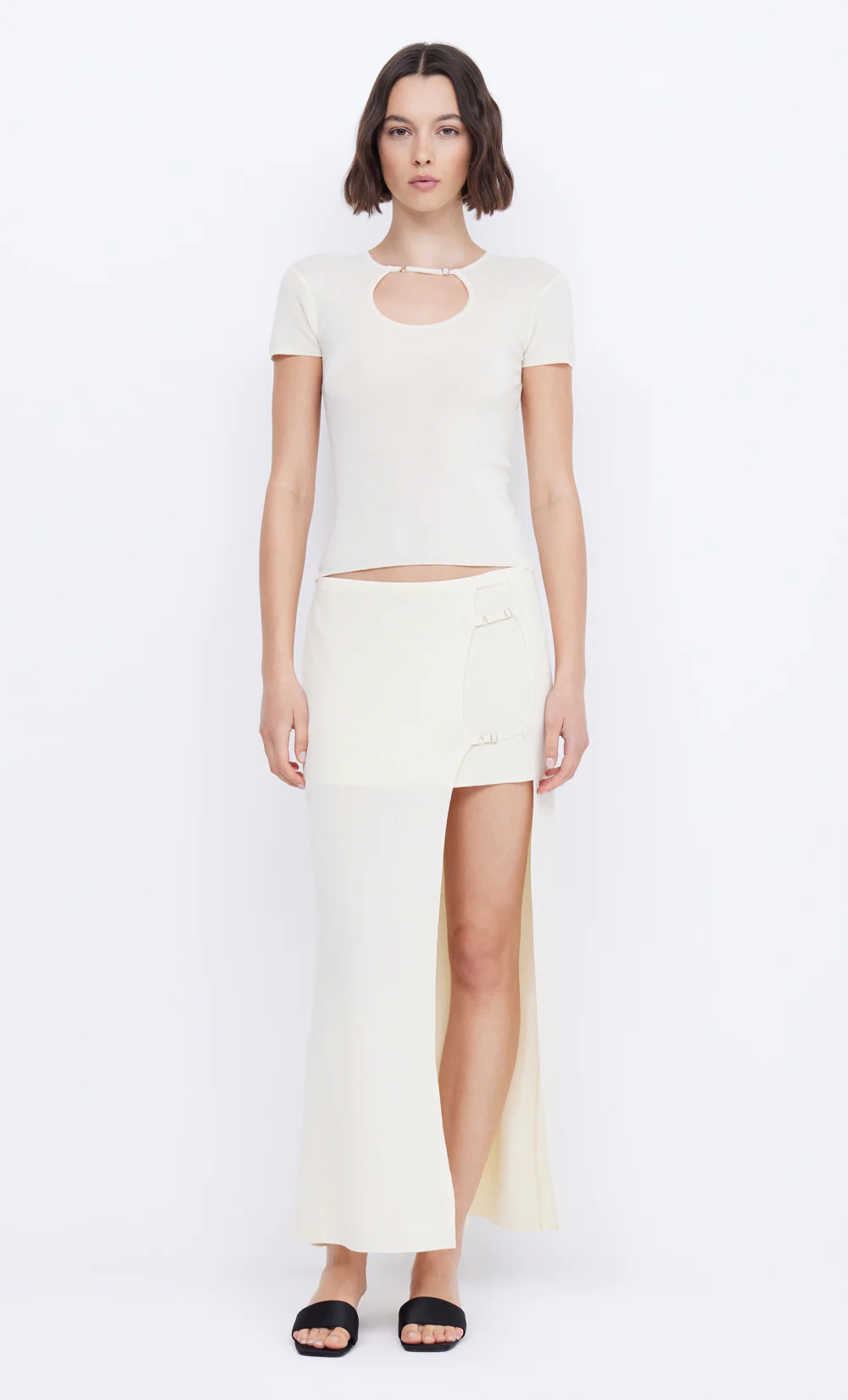 Caspian Knit Top - Milk