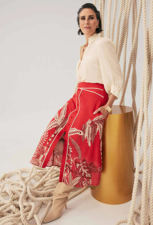 Harper Criss Cross Panel Skirt