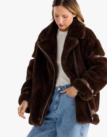 Clover Faux Fur Jacket