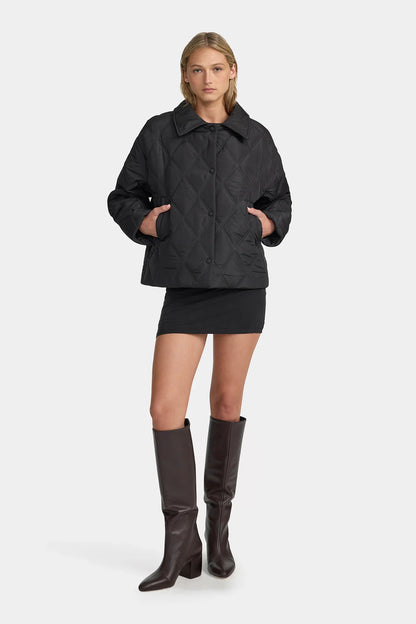 Quinton Cropped Quilted Jacket