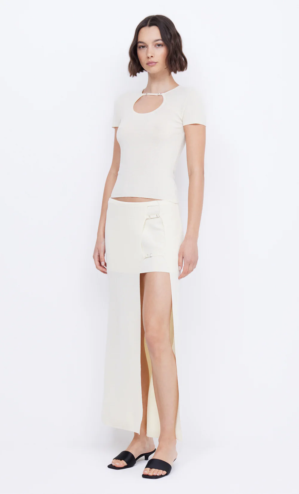 Caspian Knit Top - Milk