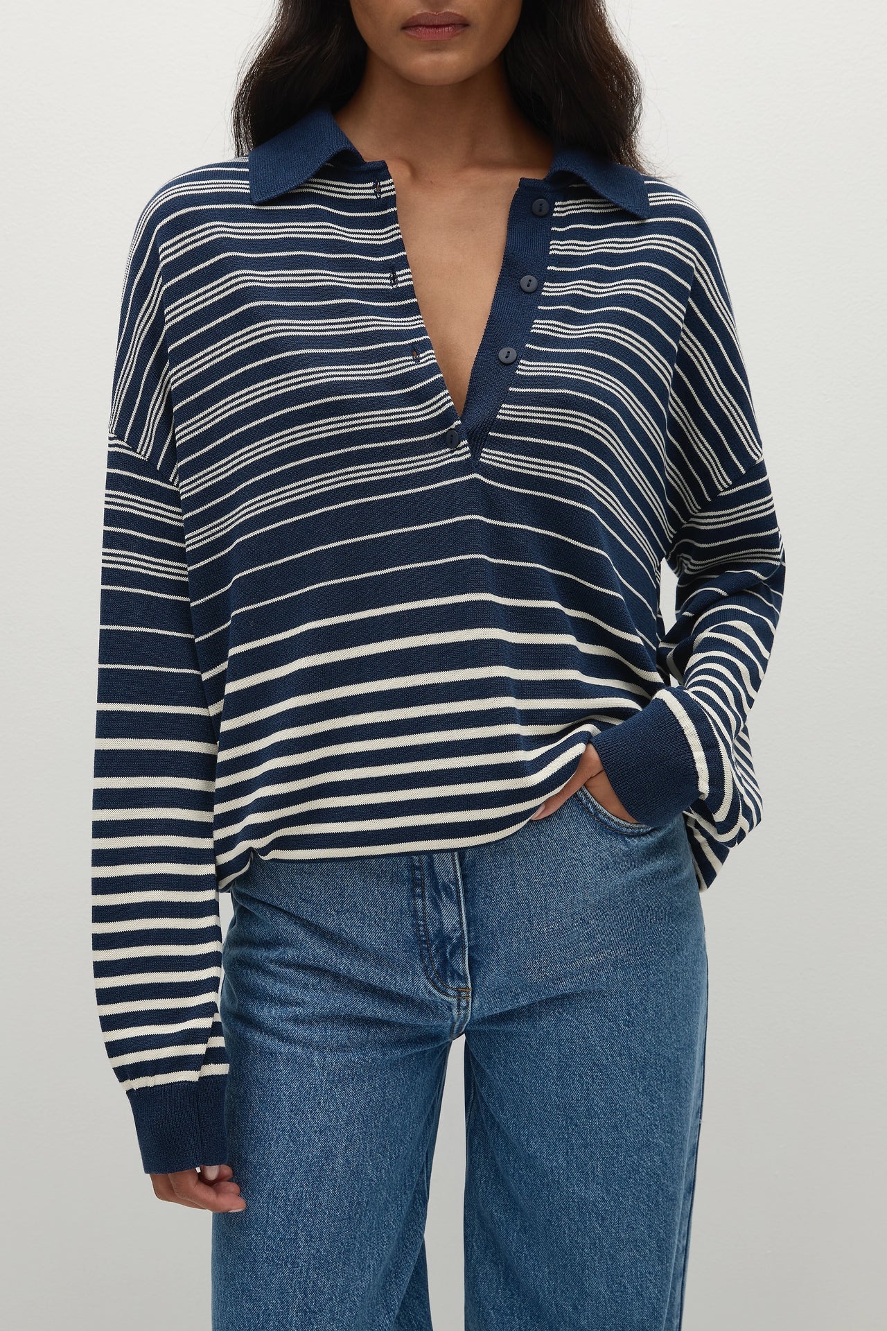 Harlow Polo Scandi Striped