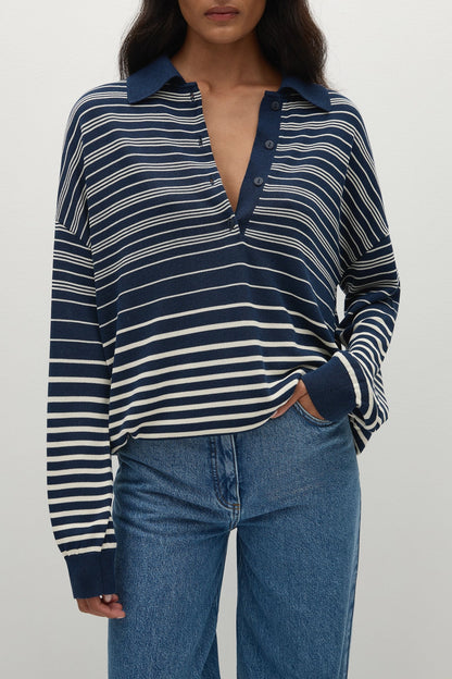 Harlow Polo Scandi Striped