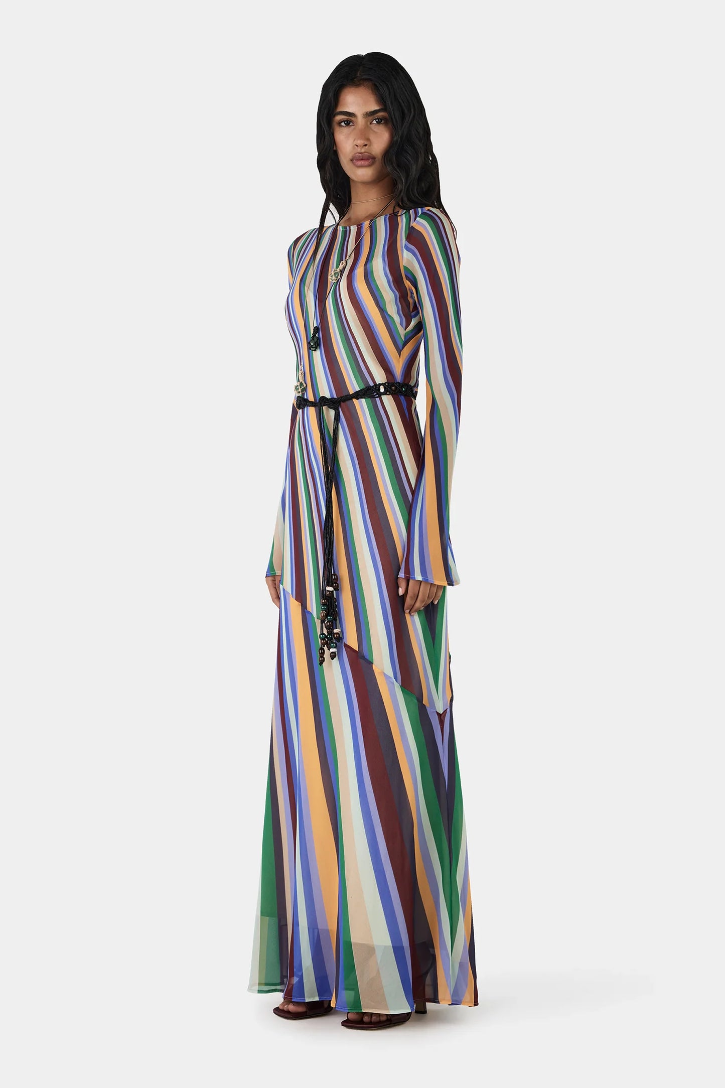 Anouk Silk Maxi Dress