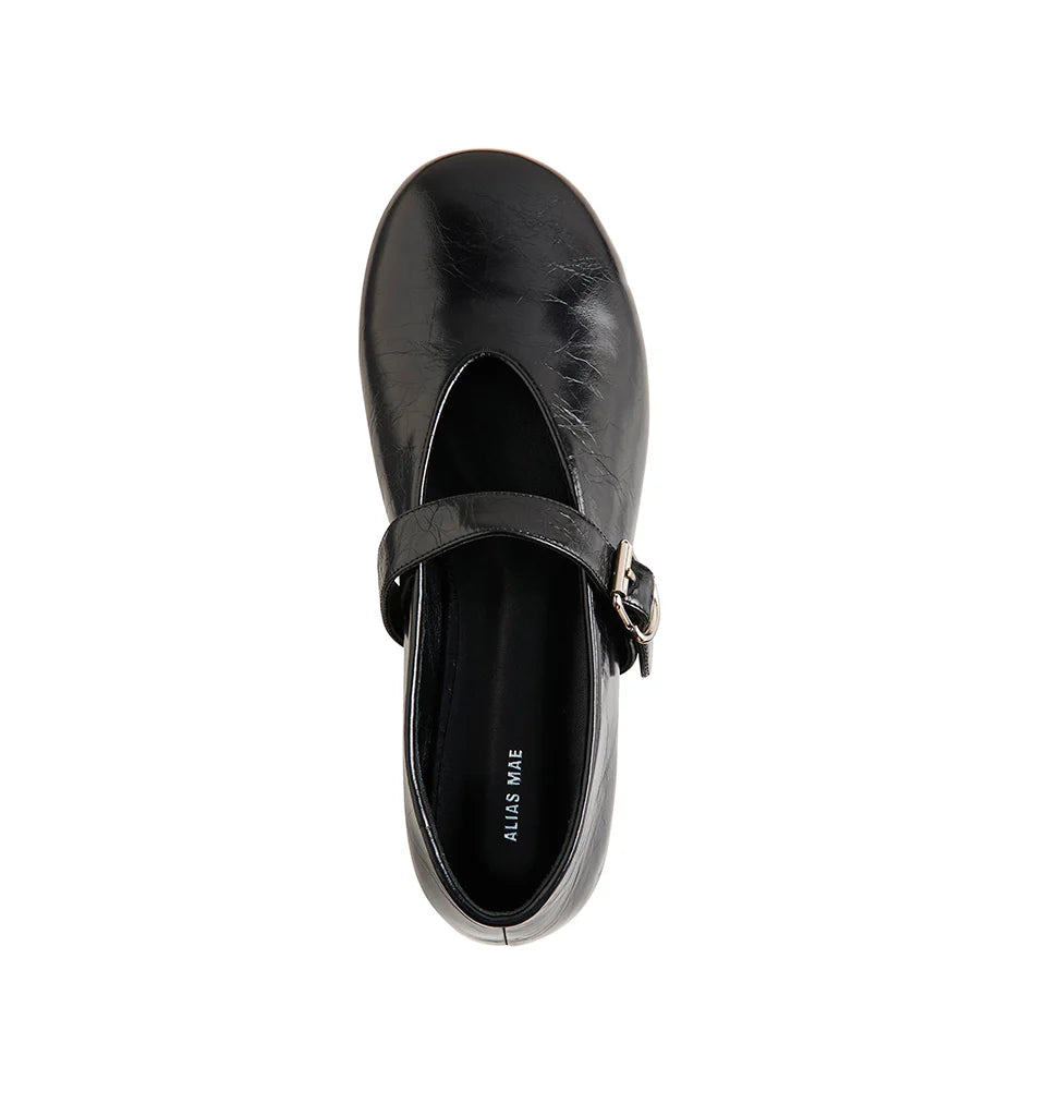 Pip - Black Oily Leather