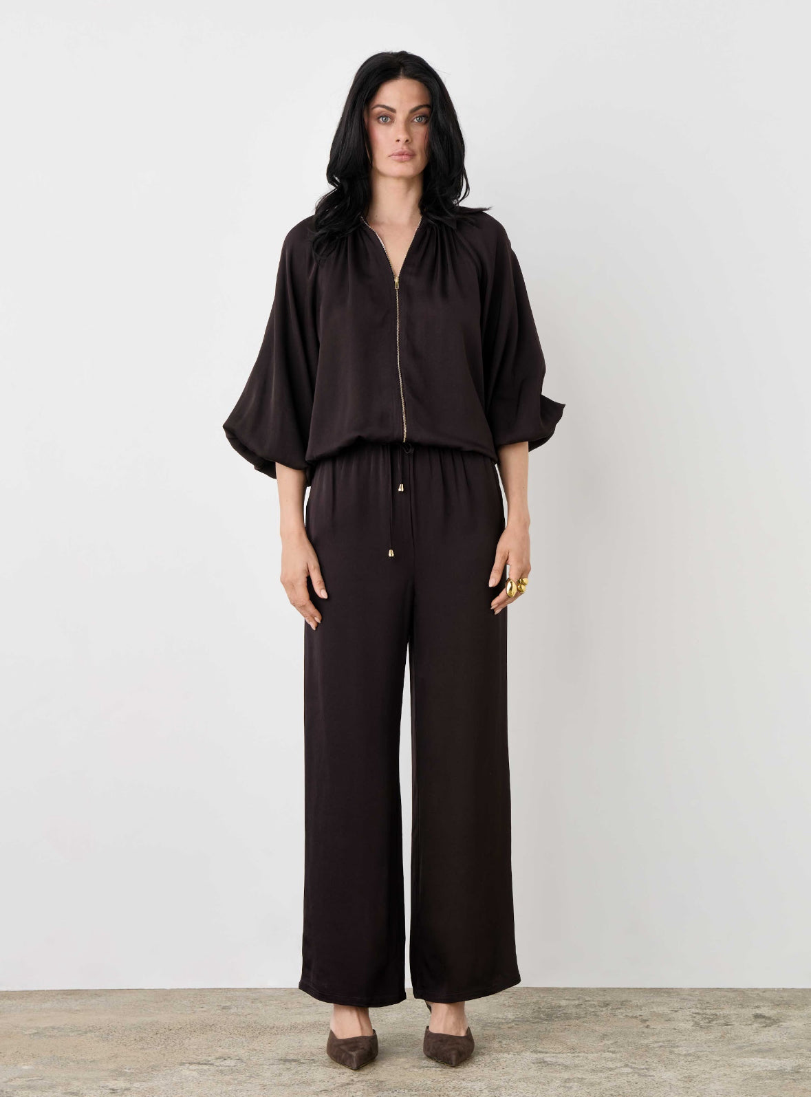 Mercer Bomber Jacket - Dark Brown