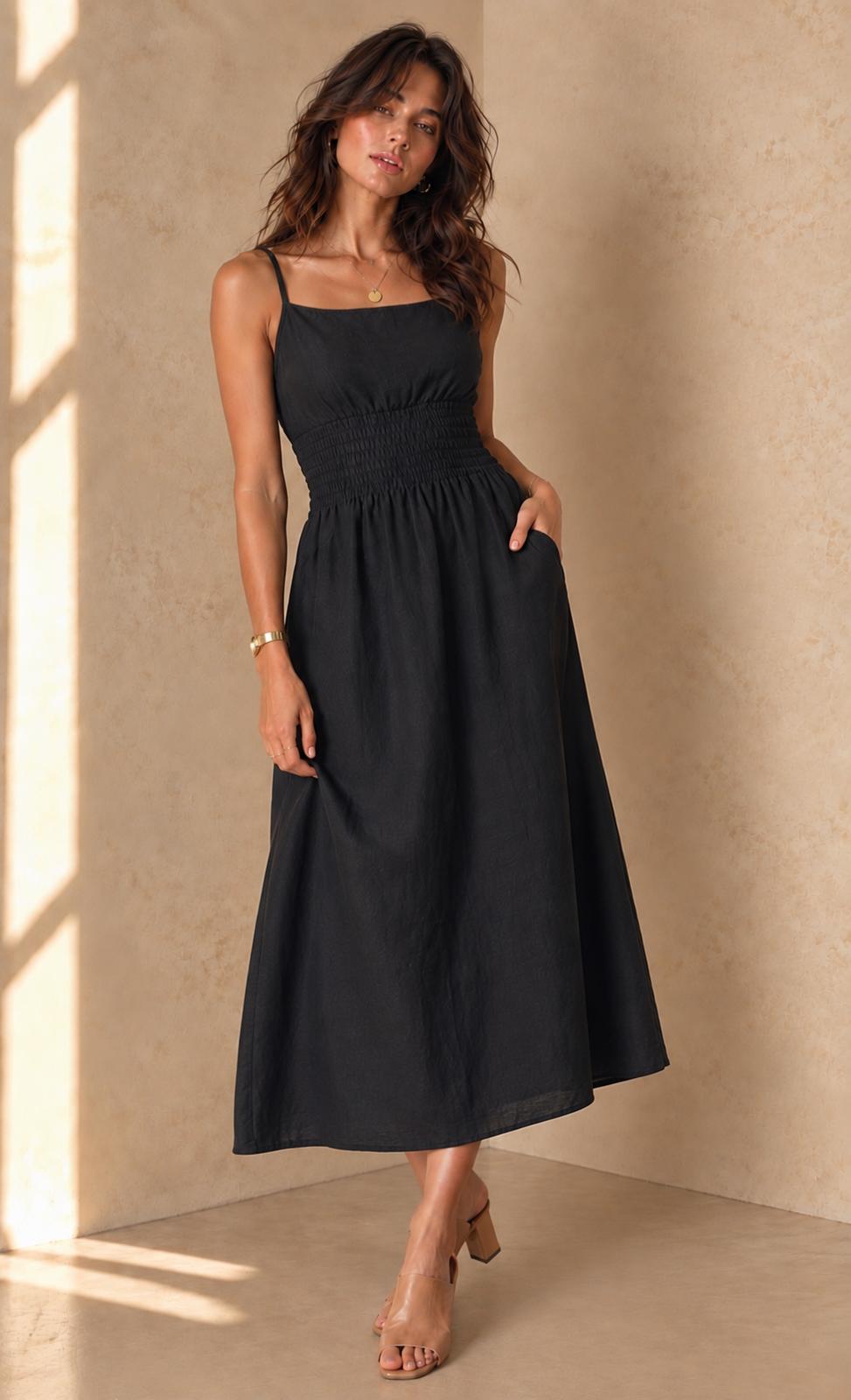 Pippa Midi - Black