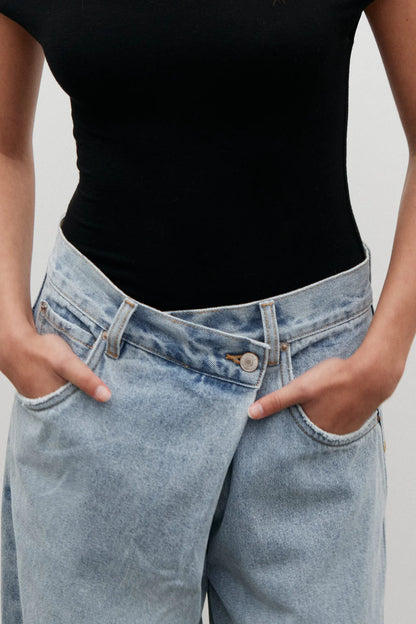 Palace Folded Waist Jean