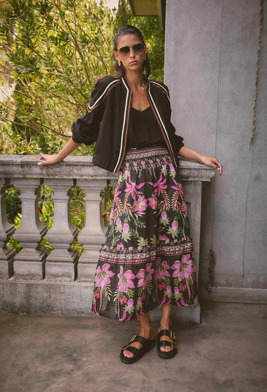 Cordelia Shirred Skirt