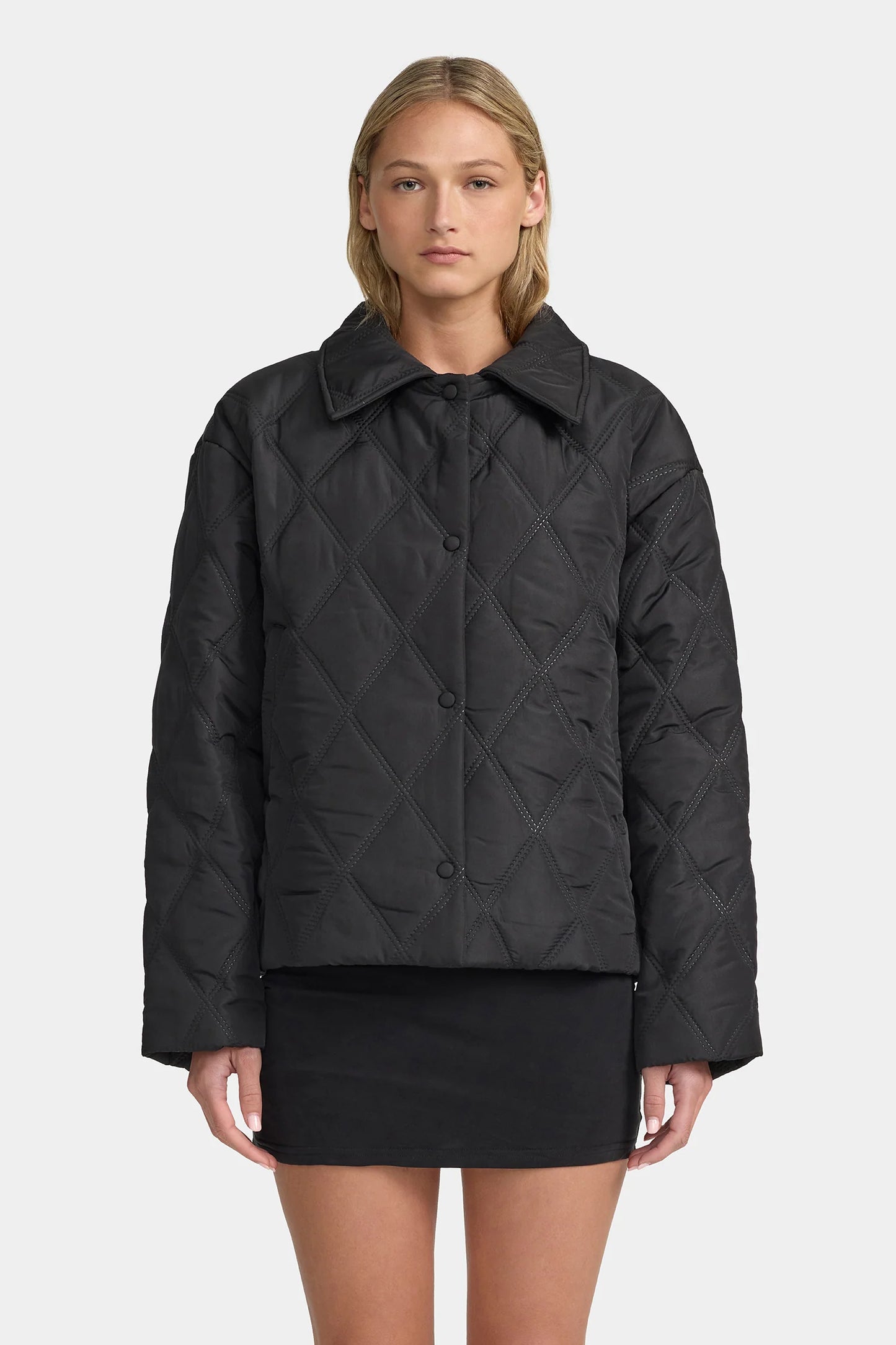 Quinton Cropped Quilted Jacket