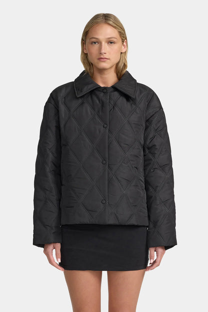 Quinton Cropped Quilted Jacket