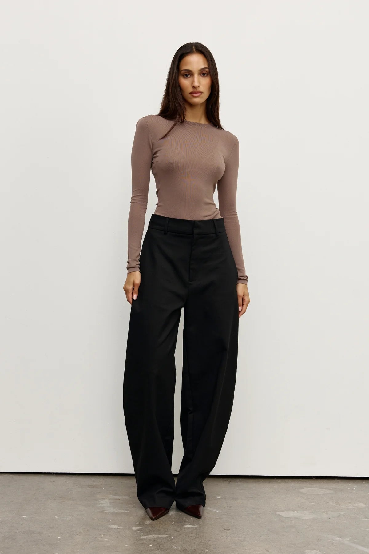 Stevie Top - Mouse Grey