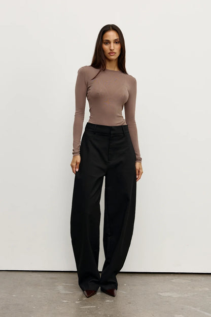 Stevie Top - Mouse Grey