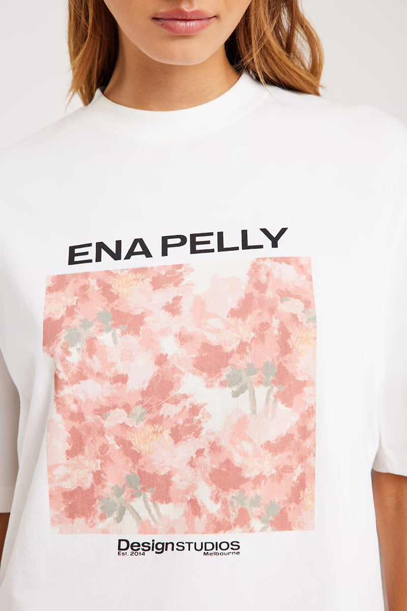 Coral Floral Tee