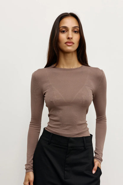 Stevie Top - Mouse Grey