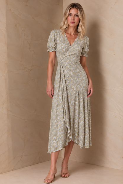 Lou Wrap Dress - Willow