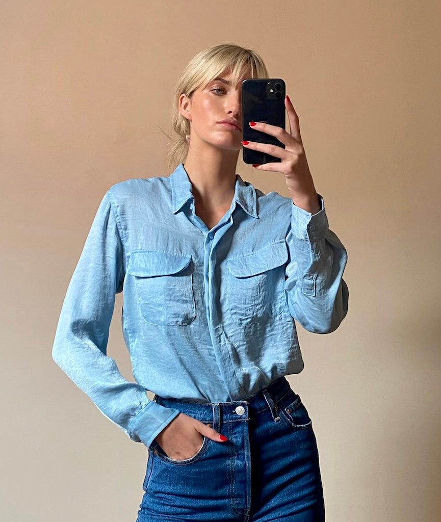 Farrow Shirt - Baby Blue