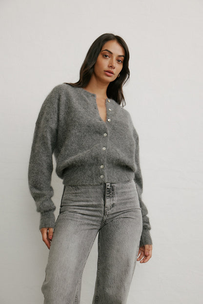 Frankie Cardigan - Charcoal