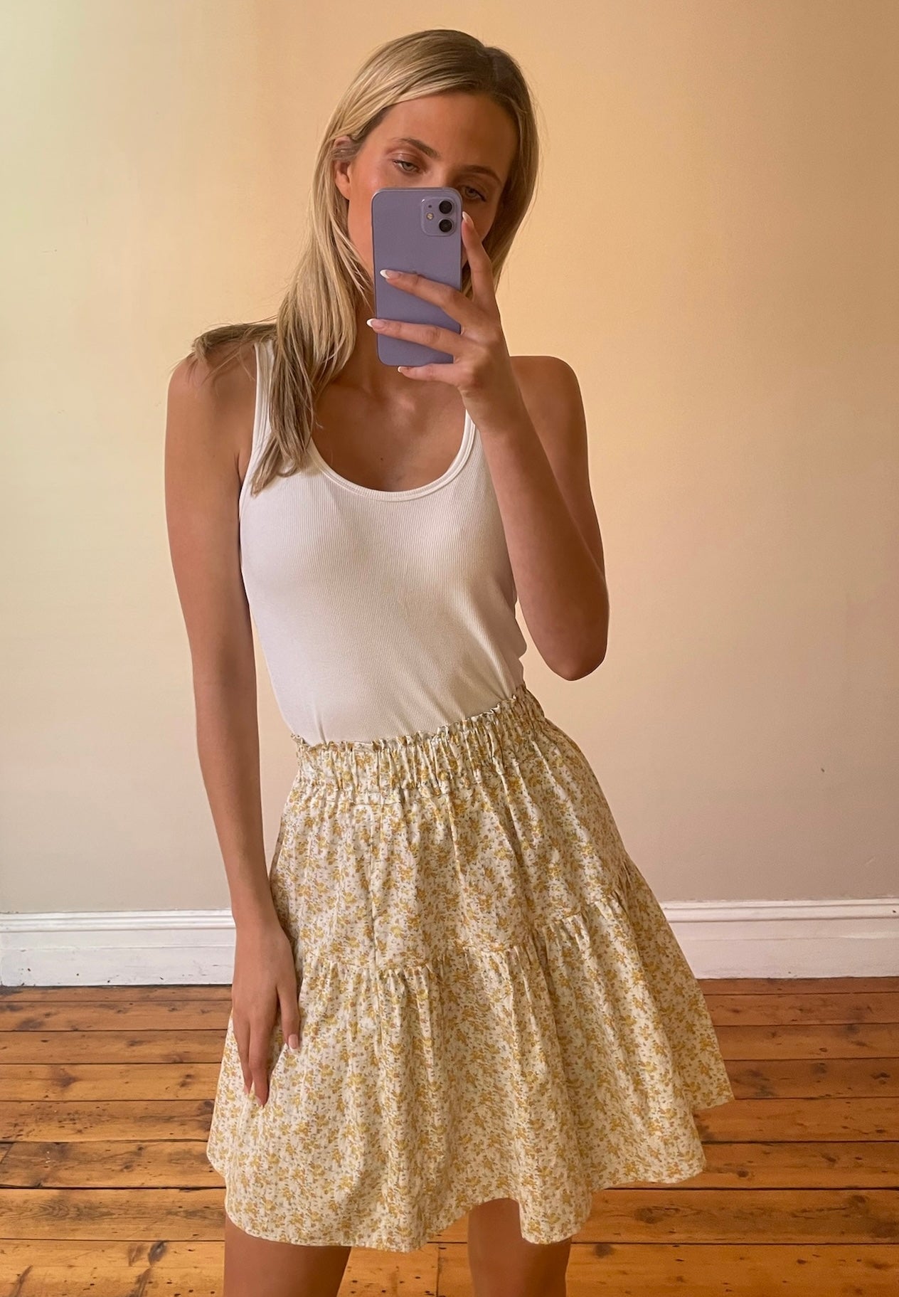 Louise Skirt - Liberty Yellow