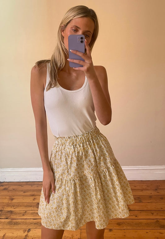 Louise Skirt - Liberty Yellow